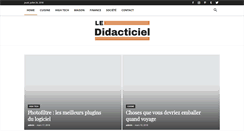 Desktop Screenshot of le-didacticiel.com