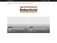 Tablet Screenshot of le-didacticiel.com